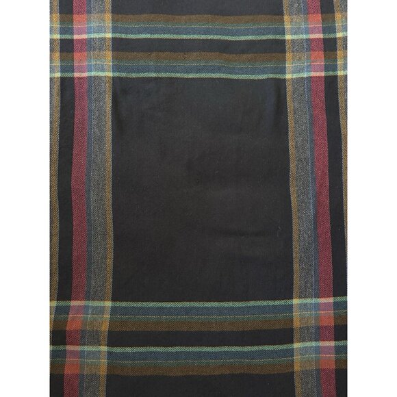 Vintage Burberry Extra Large Wool Scarf Shawl Made In Ireland 53 In - Picture 8 of 12